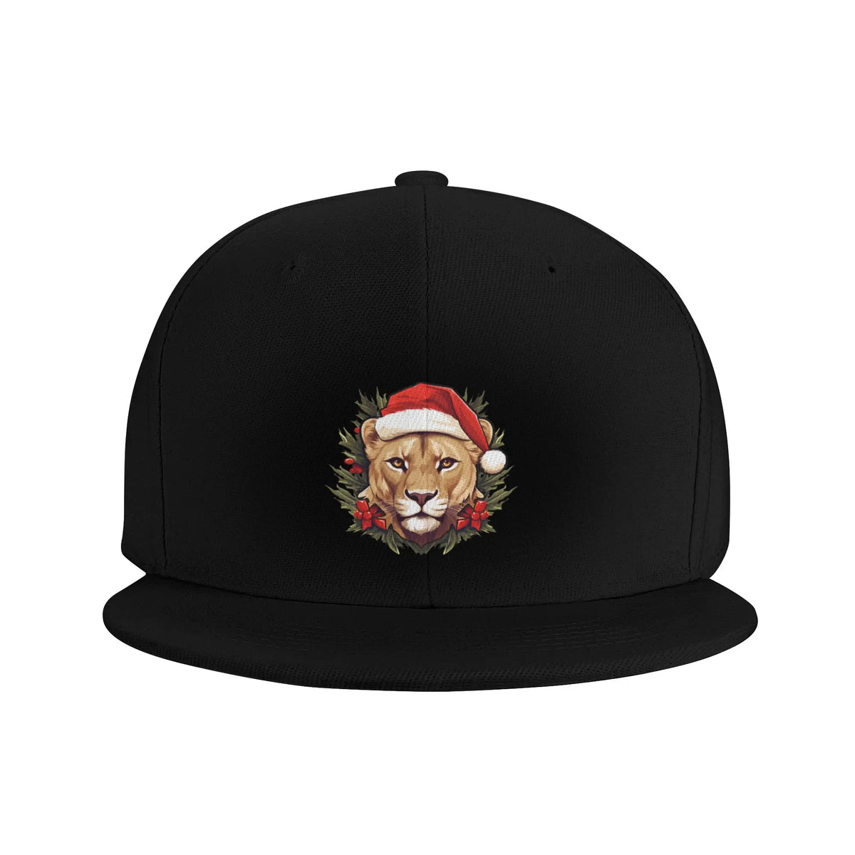 Christmas Lioness Santa Snapback Cap