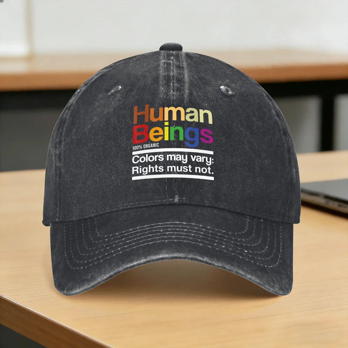 Human Being 100% Organic Y2K Cool Trucker Baseball Cap