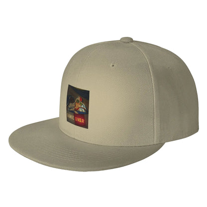 70s Pinball Game Over Art Snapback Cap