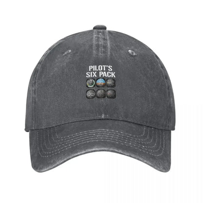 Pilot Six Pack Baseball Cap