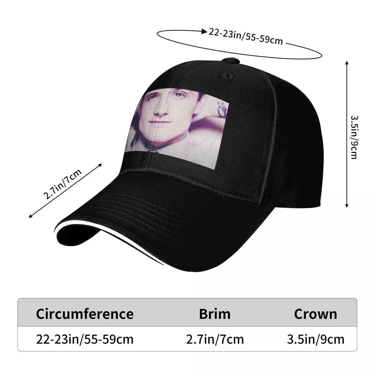 Josh Hutcherson Whistle Baby Meme Baseball Cap