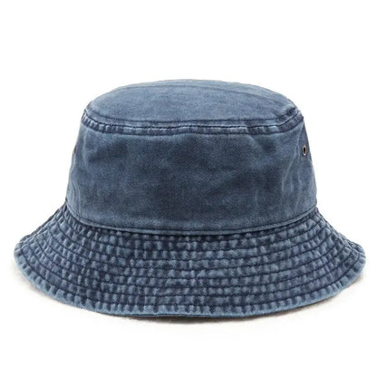 Vintage Washed Denim Bucket Hat