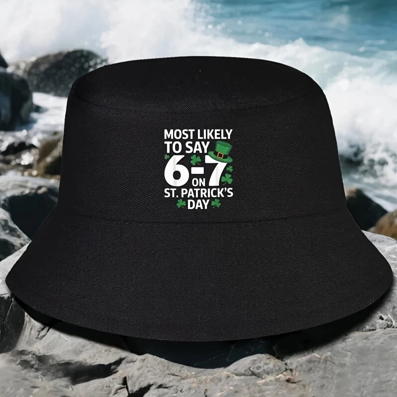 Six Seven 67 Funny Meme Number Bucket Hat