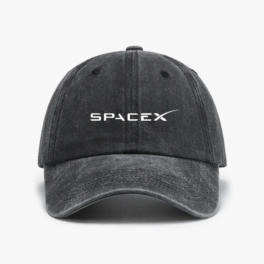SpaceX Distressed Washed Baseball Cap