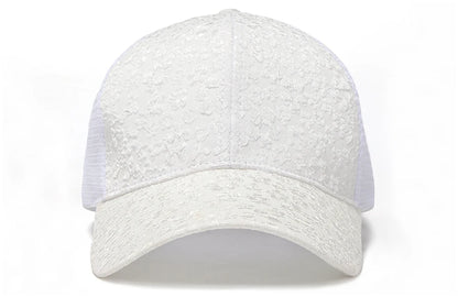 New Print Mesh Caps Fashion Women Baseball Cap