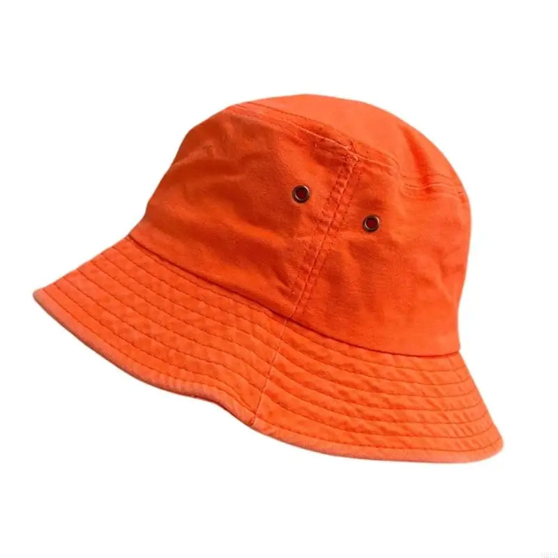 Eyelet Detail Travel Fisherman Bucket Hat