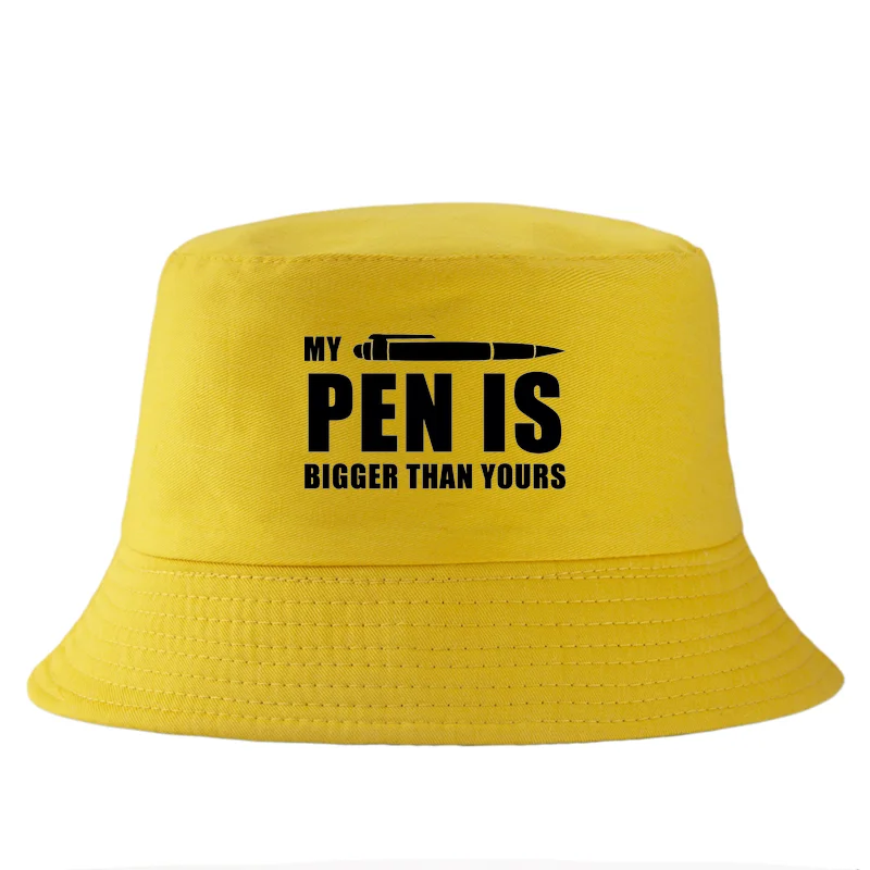Funny Slogan Cotton Party Bucket Hat Unisex