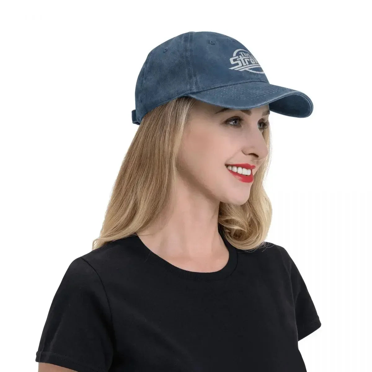 Strokes Rock Music Washed Baseball Cap