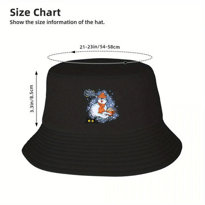 Merry Christmas Festive Unisex Holiday Bucket Hat