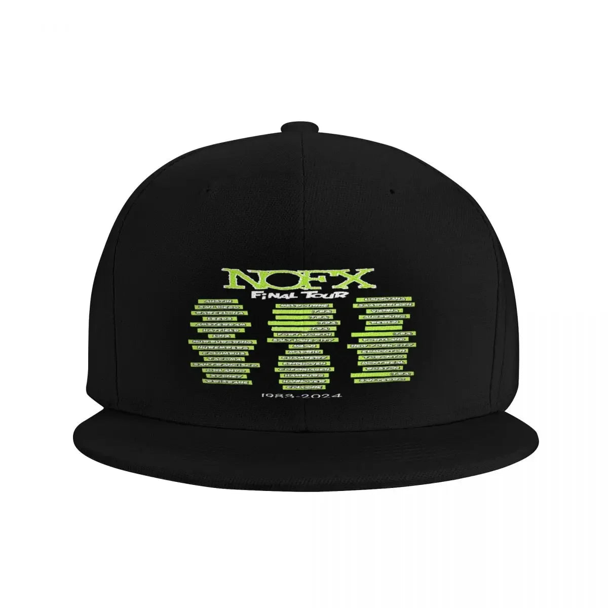 NOFX Band Flat Brim Snapback Cap