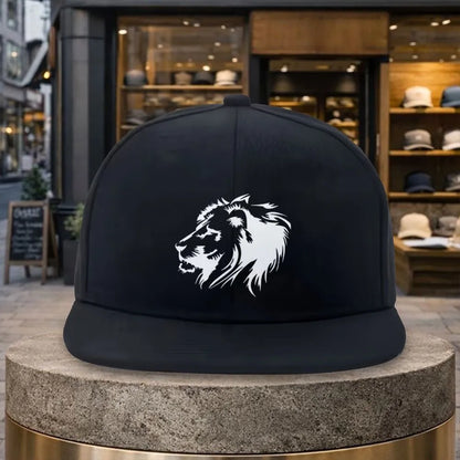 Lion Profile Snapback Cap