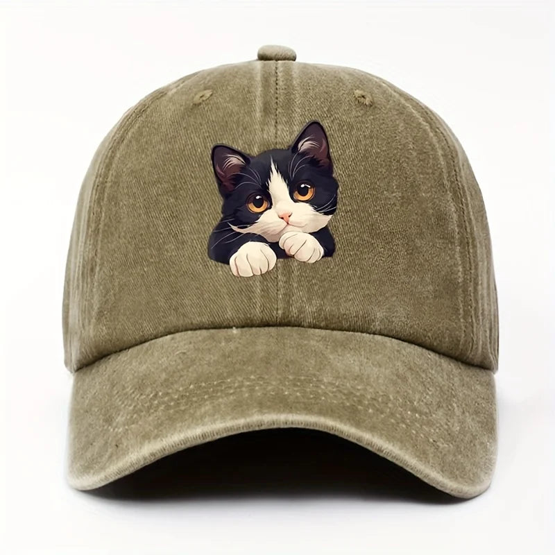 Funny Cat Lover Adjustable Baseball Cap