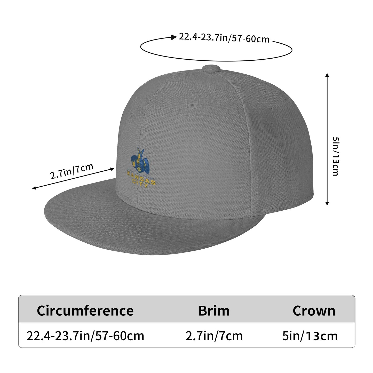 Fashion Roos Kansas City Icon Snapback Cap