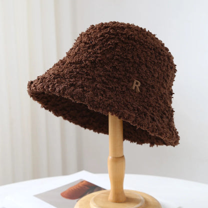 Women's Solid Color Bucket Hat Size 56-58cm