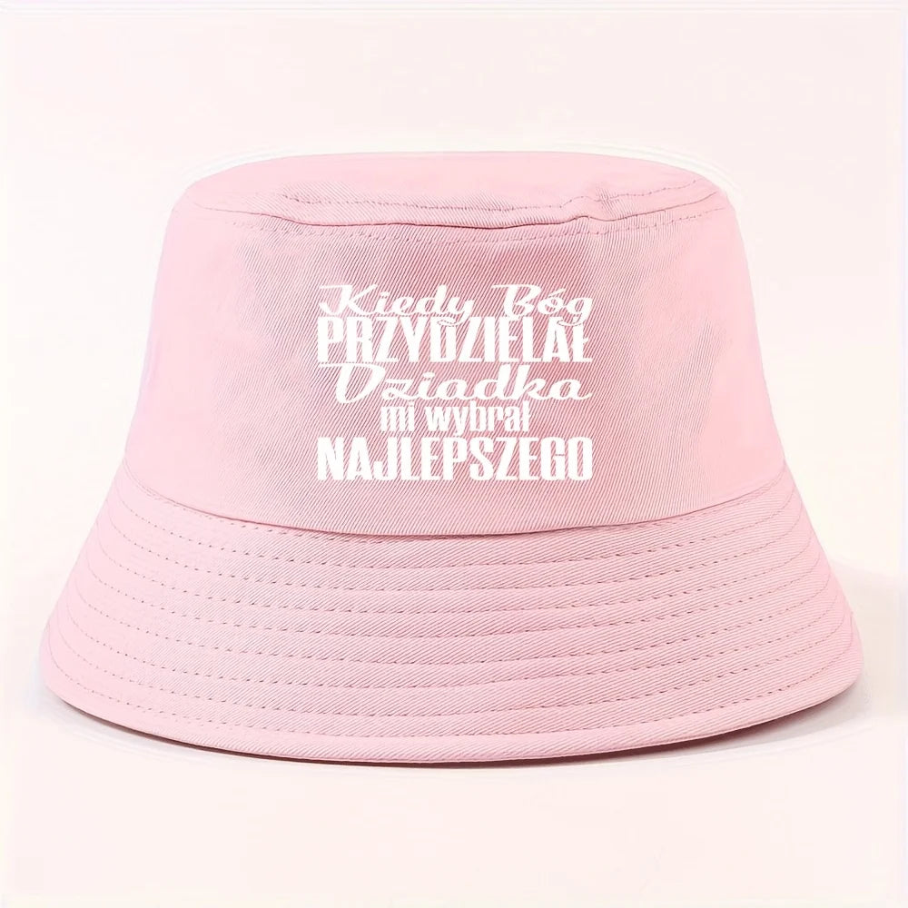 Grandpa Best Pattern Outdoor Bucket Hat