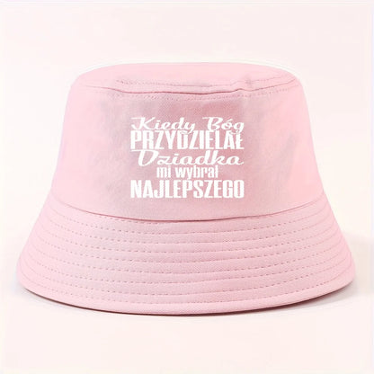 Grandpa Best Pattern Outdoor Bucket Hat