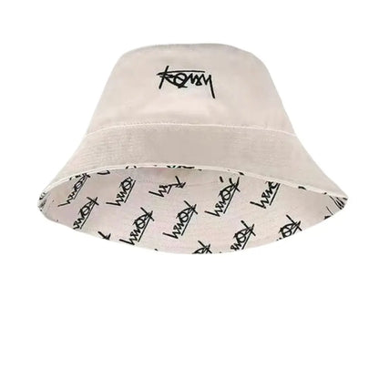 Double Sided Bucket Hat Men Women Summer