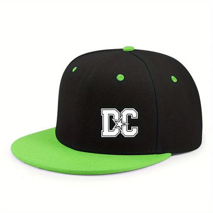 Letter Print Streetwear Adjustable Hip-Hop Snapback Cap