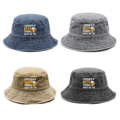 Beer Style Classic Bucket Hat Foldable Beach Cap