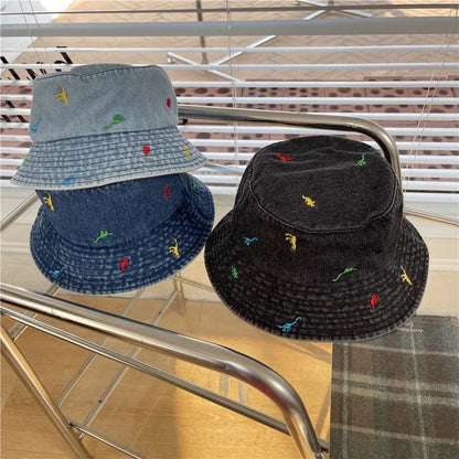 New Denim Summer Bucket Hat For Women
