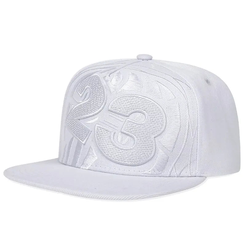 23 Basketball Embroidered Hip Hop Snapback Cap