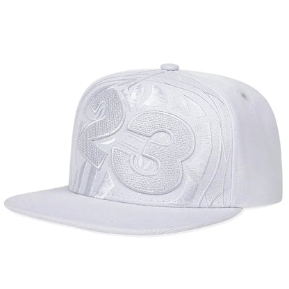 23 Basketball Embroidered Hip Hop Snapback Cap