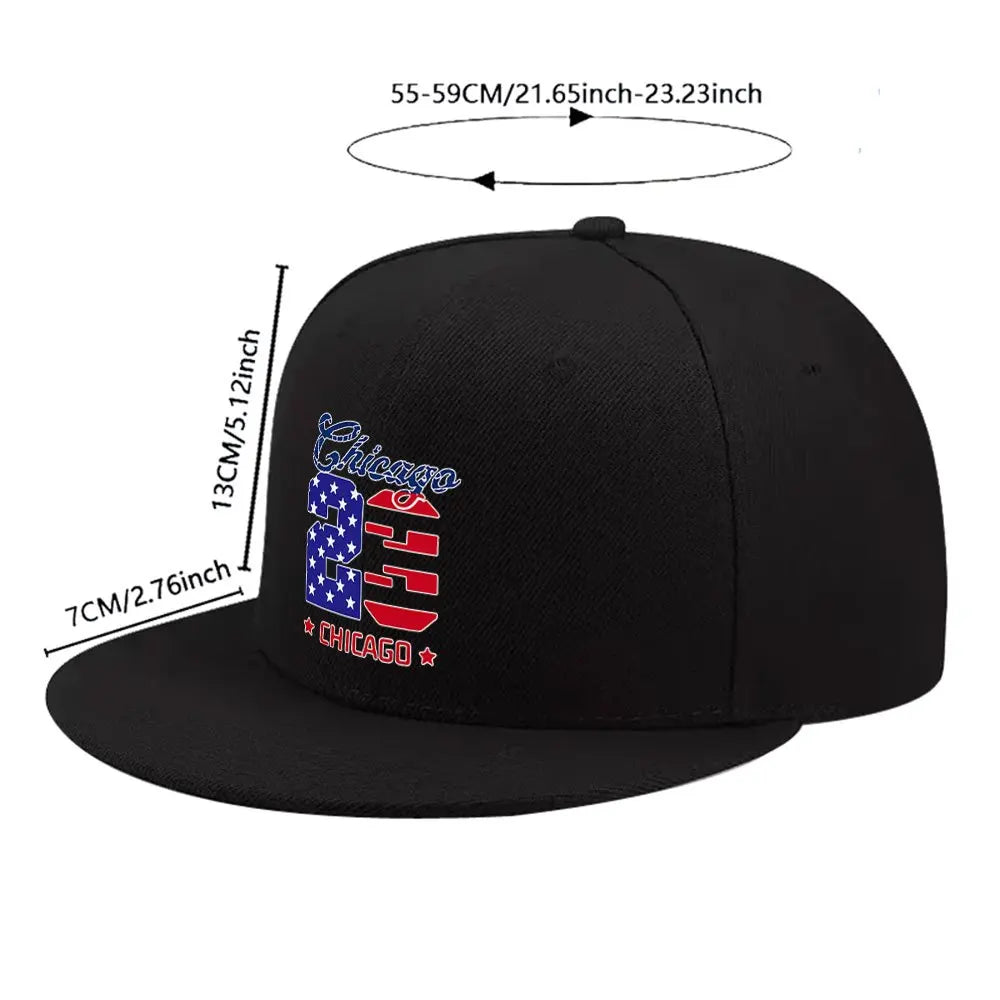 Chicago Flag Number 23 Snapback Cap