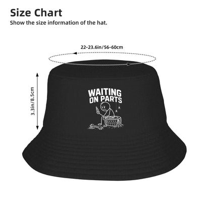 Waiting On Parts Mechanic Humor Bucket Hat