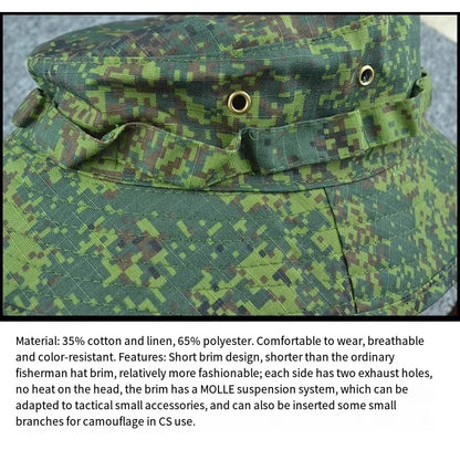 Short Brim Mountaineering Sun Protection Bucket Hat