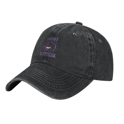 Retro Gengar Cool Graphic Distressed Denim Baseball Cap