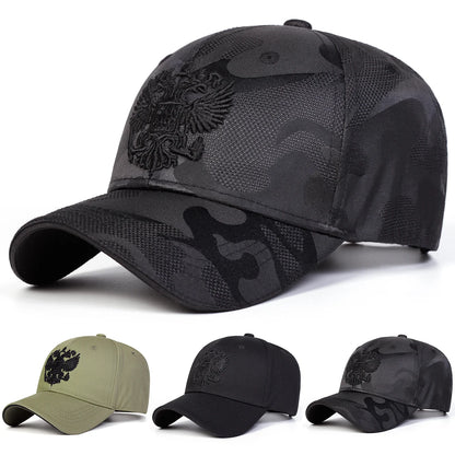 Double Headed Eagle Embroidered Baseball Cap