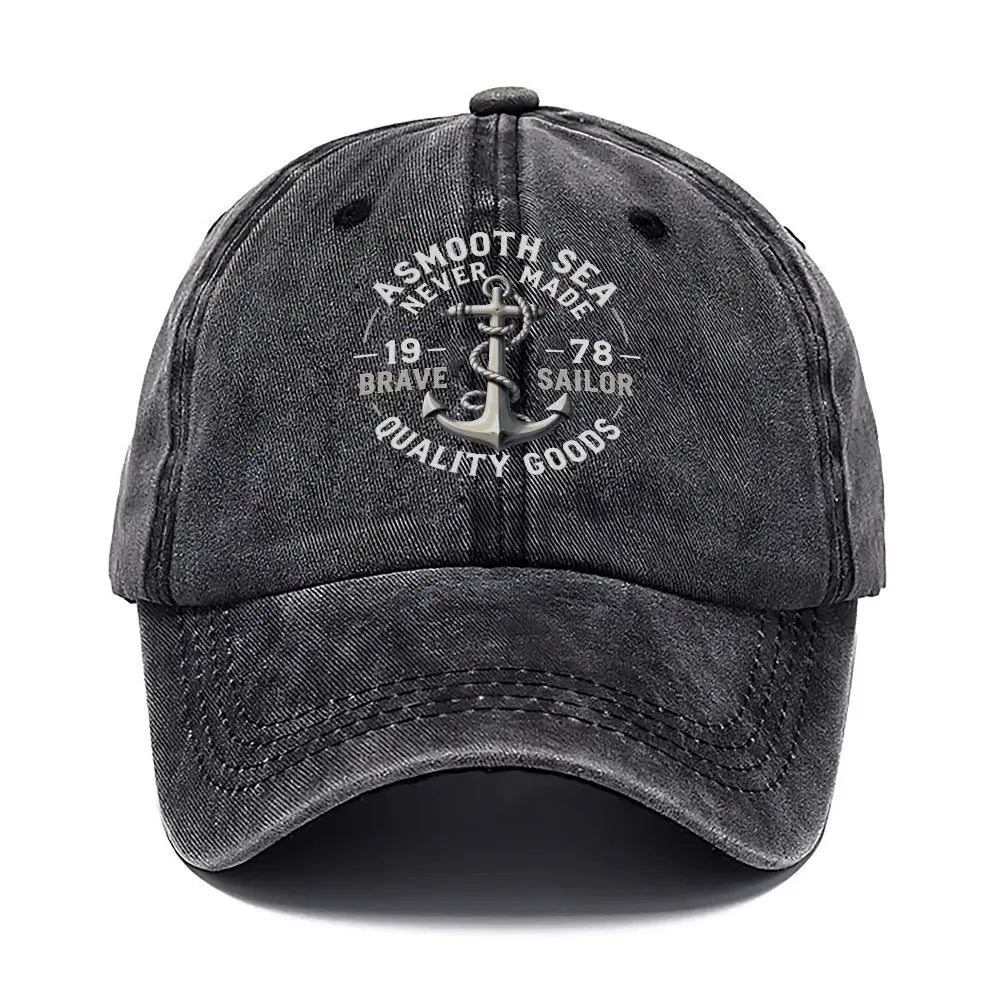 Vintage Washed Denim Baseball Cap