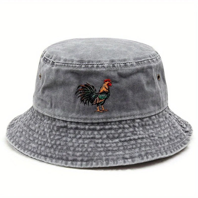 Fantasy Rooster Print Unisex Bucket Hat