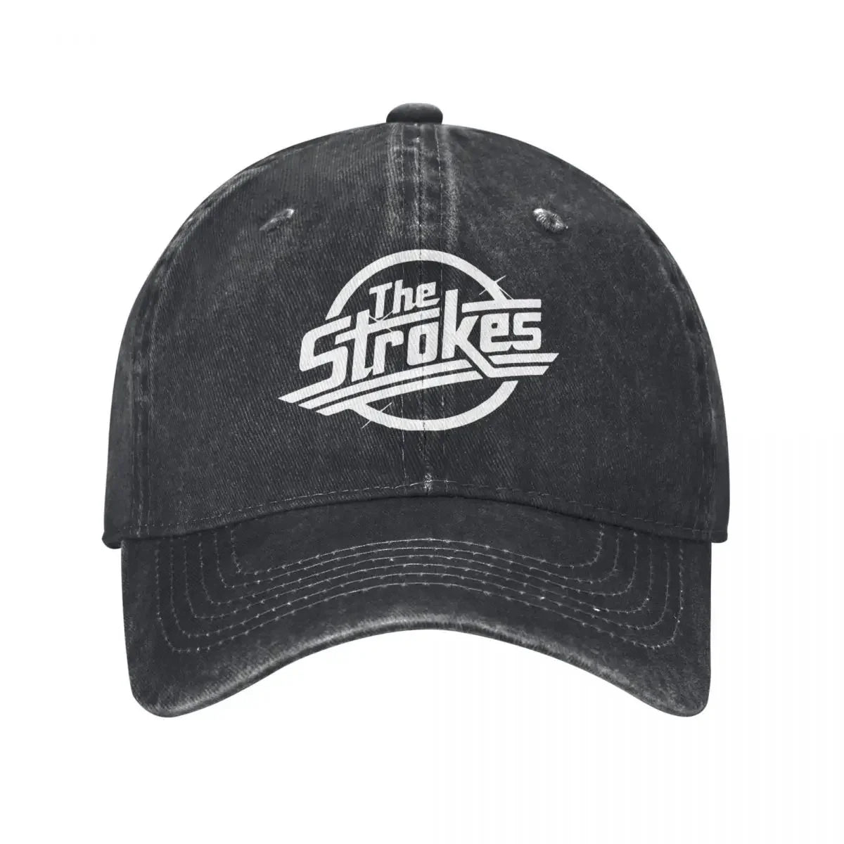 Strokes Rock Music Washed Baseball Cap