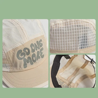 Lightweight Quick Drying Running Caps Summer Breathable Baseball Hat