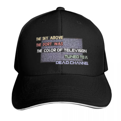 Neuromancer A Dead Channel Baseball Cap
