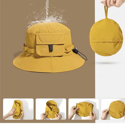 Quick-Dry Wide Brim Summer Hiking Bucket Hat