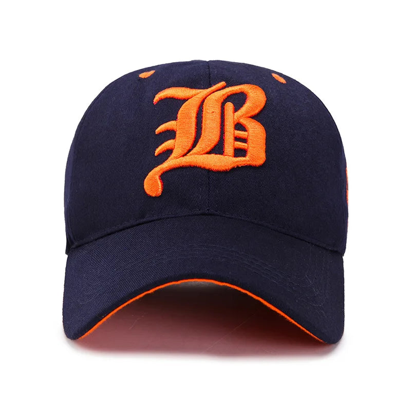 Summer Cotton Embroidery Snapback Baseball Cap