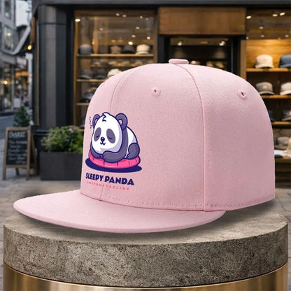Sleepy Panda Snapback Cap