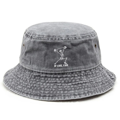 Fitness Cotton Washed Bucket Hat Vintage Fishing Hat