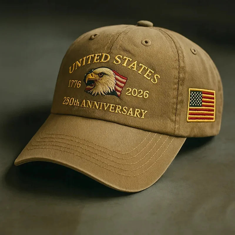 Vintage Eagle Embroidery Baseball Cap