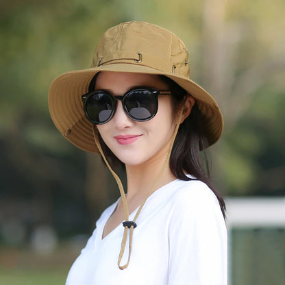 RICYGVM Wide Brim UV Protection Bucket Hat