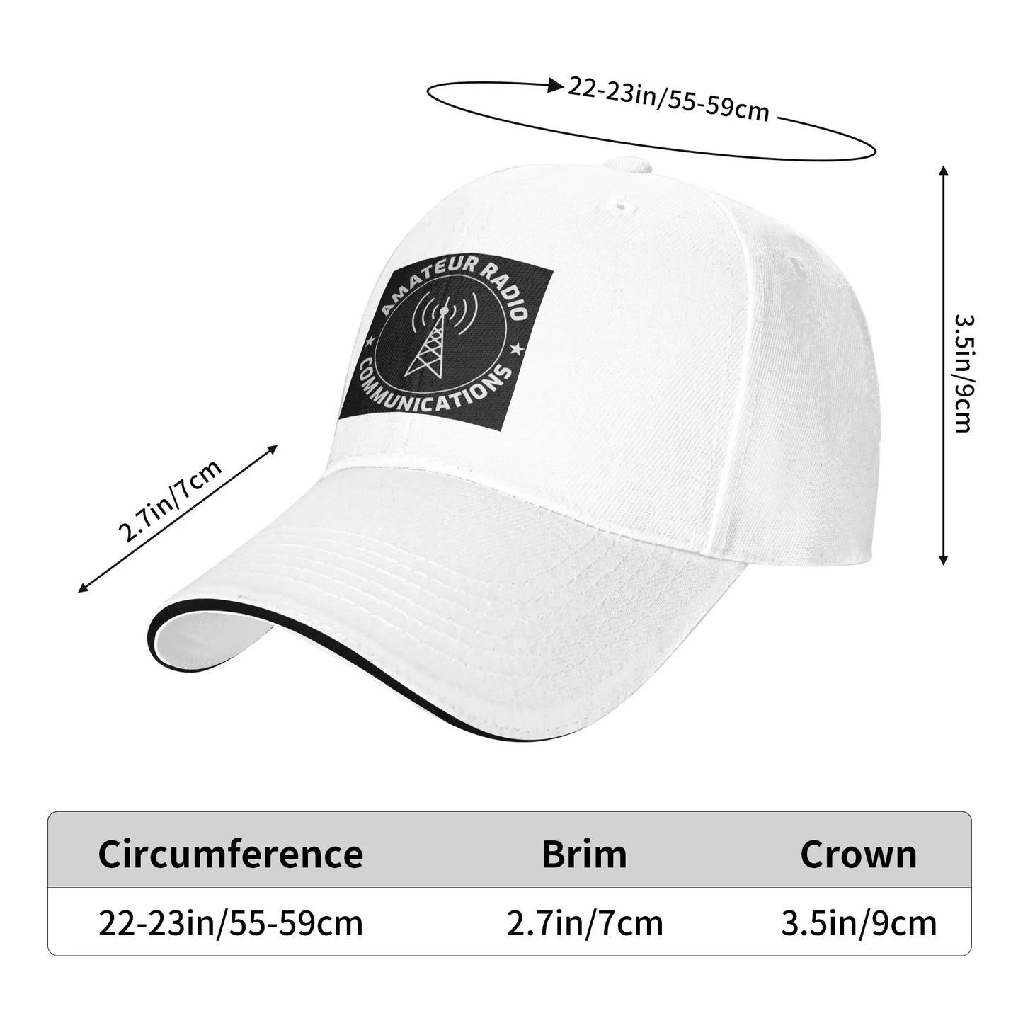 Amateur Ham Radio Baseball Cap