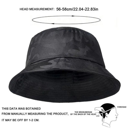 Unisex Camouflage Ventilate Bucket Hats Fishermen Caps Outdoor