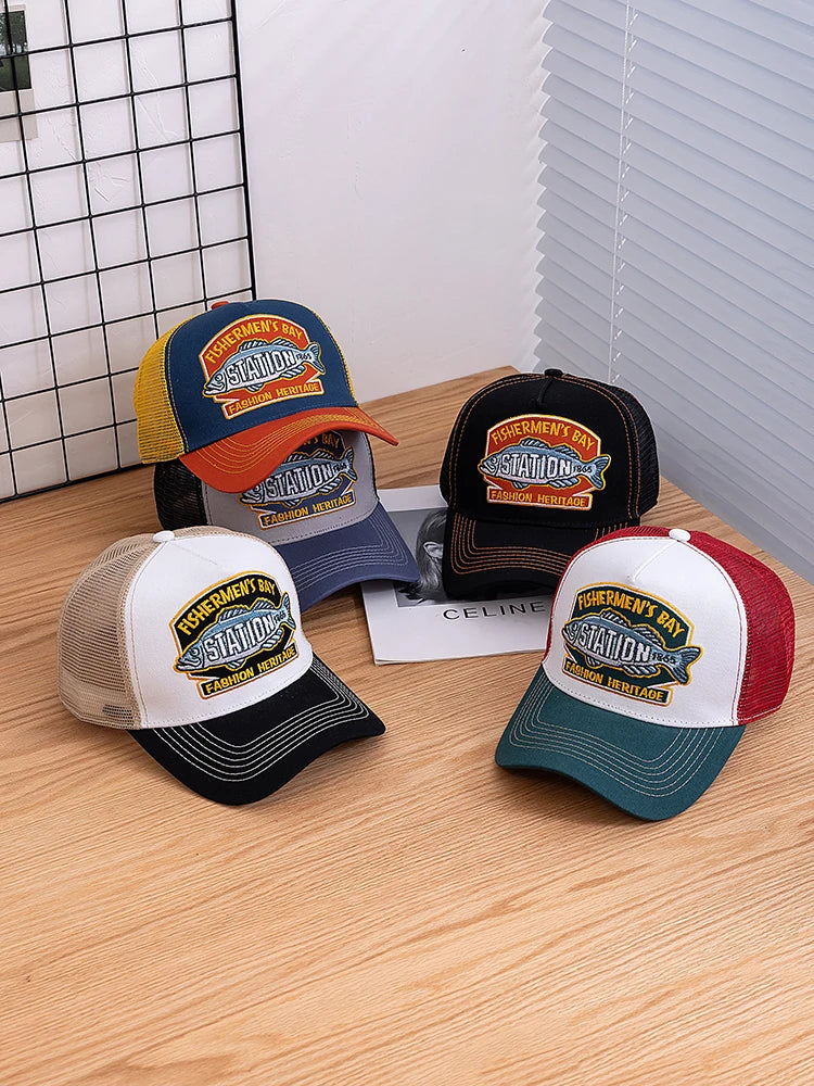 Unisex Summer Fishing Baseball Cap