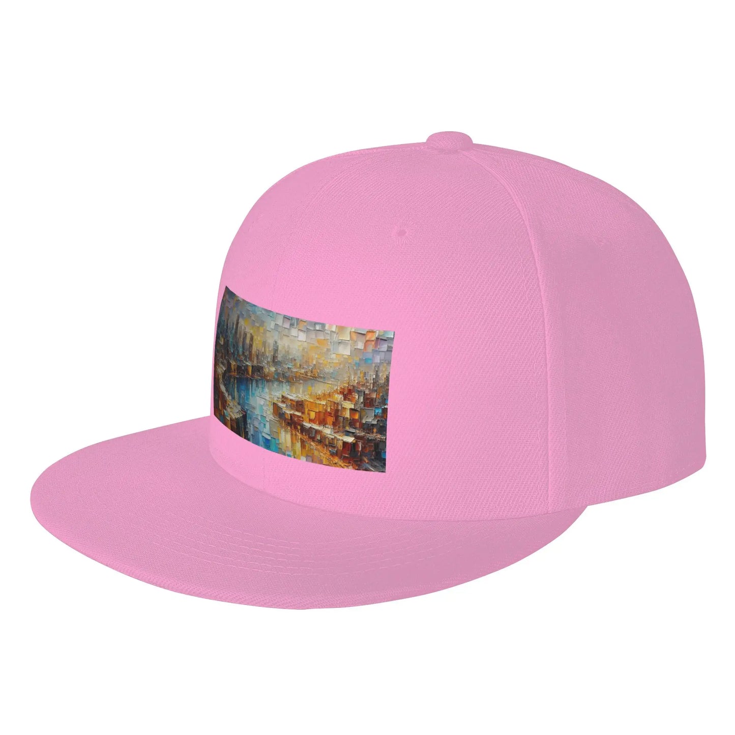 City With River Snapback Cap