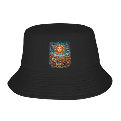 Spain Total Solar Eclipse 2026 Bucket Hat