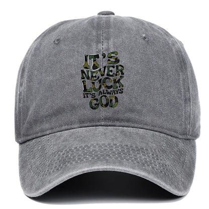 Camouflage Letter Outdoor Baseball Cap