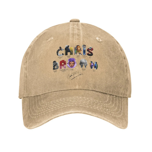 Chris Brown Breezy Bowl XX Tour Washed Baseball Cap
