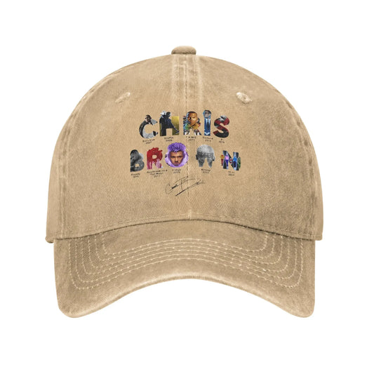 Chris Brown Breezy Bowl XX Tour Washed Baseball Cap